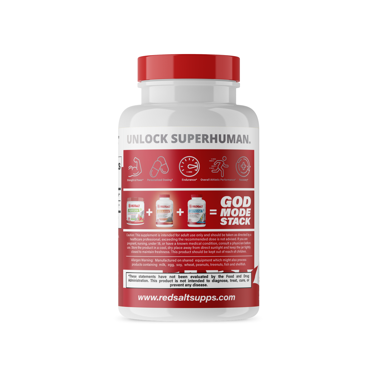 REDSALT Beta Alanine - Performance and Recovery Enhancement