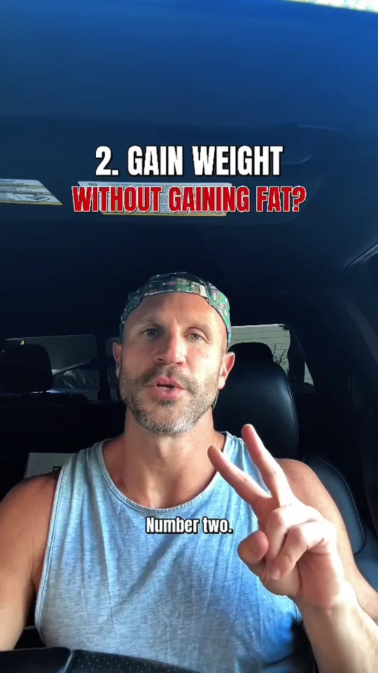 Frame from Jacob's Reel showing statement 2: Gain weight without gaining fat