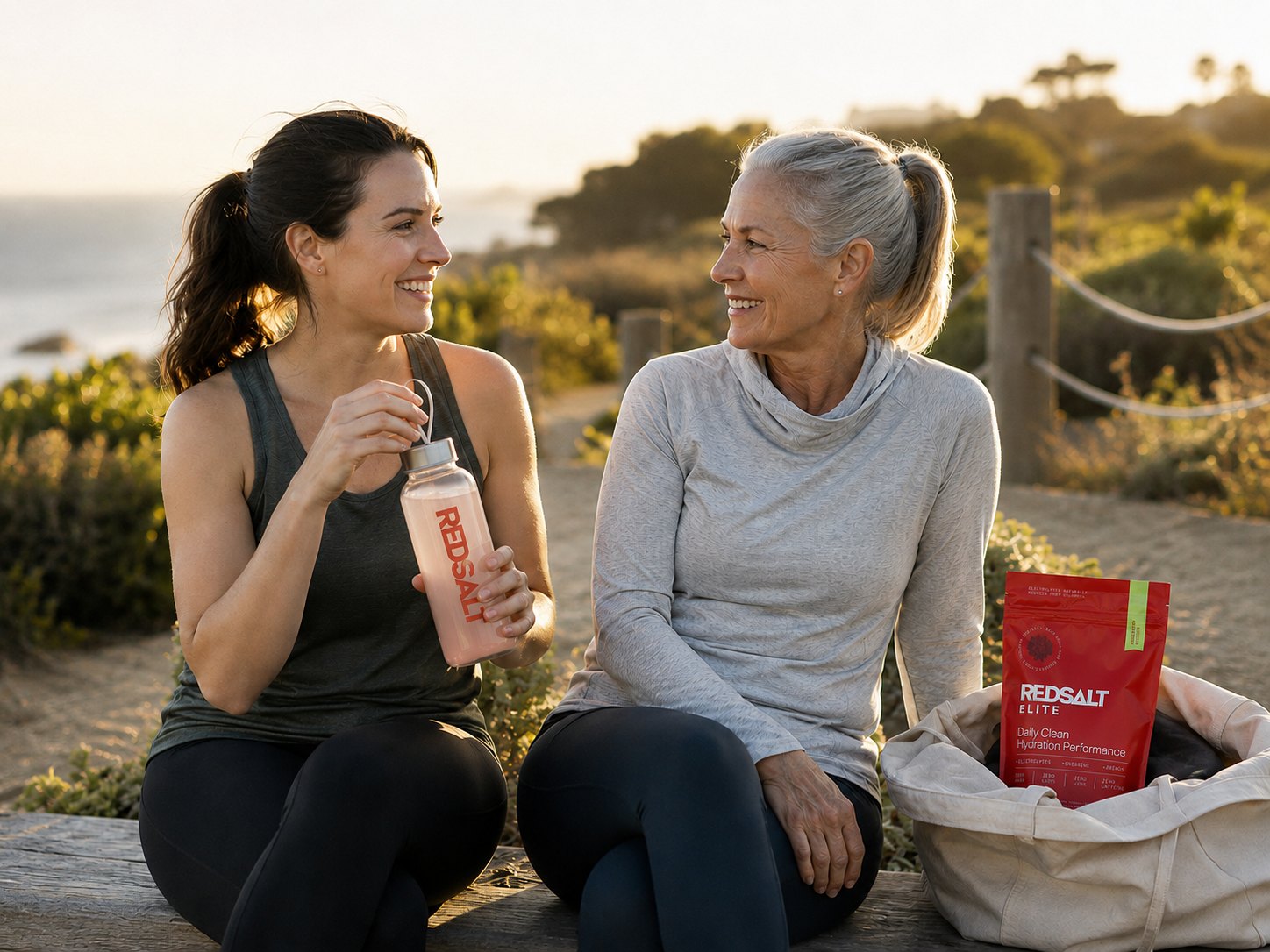 Two generations staying active together with REDSALT
